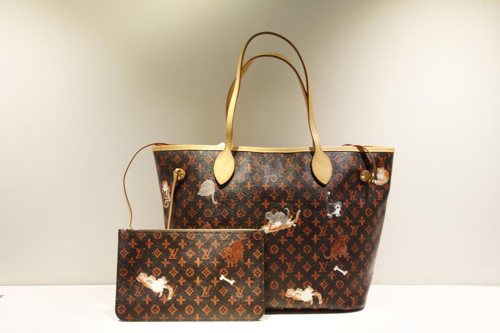 NEW Louis Vuitton Grace Coddington Catogram Neverfull MM