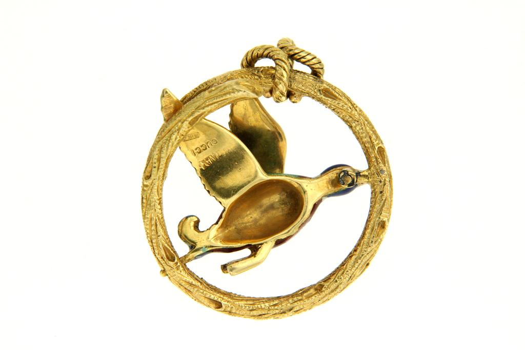 Ciondolo Gucci Oro e Smalti Via dei Gioielli